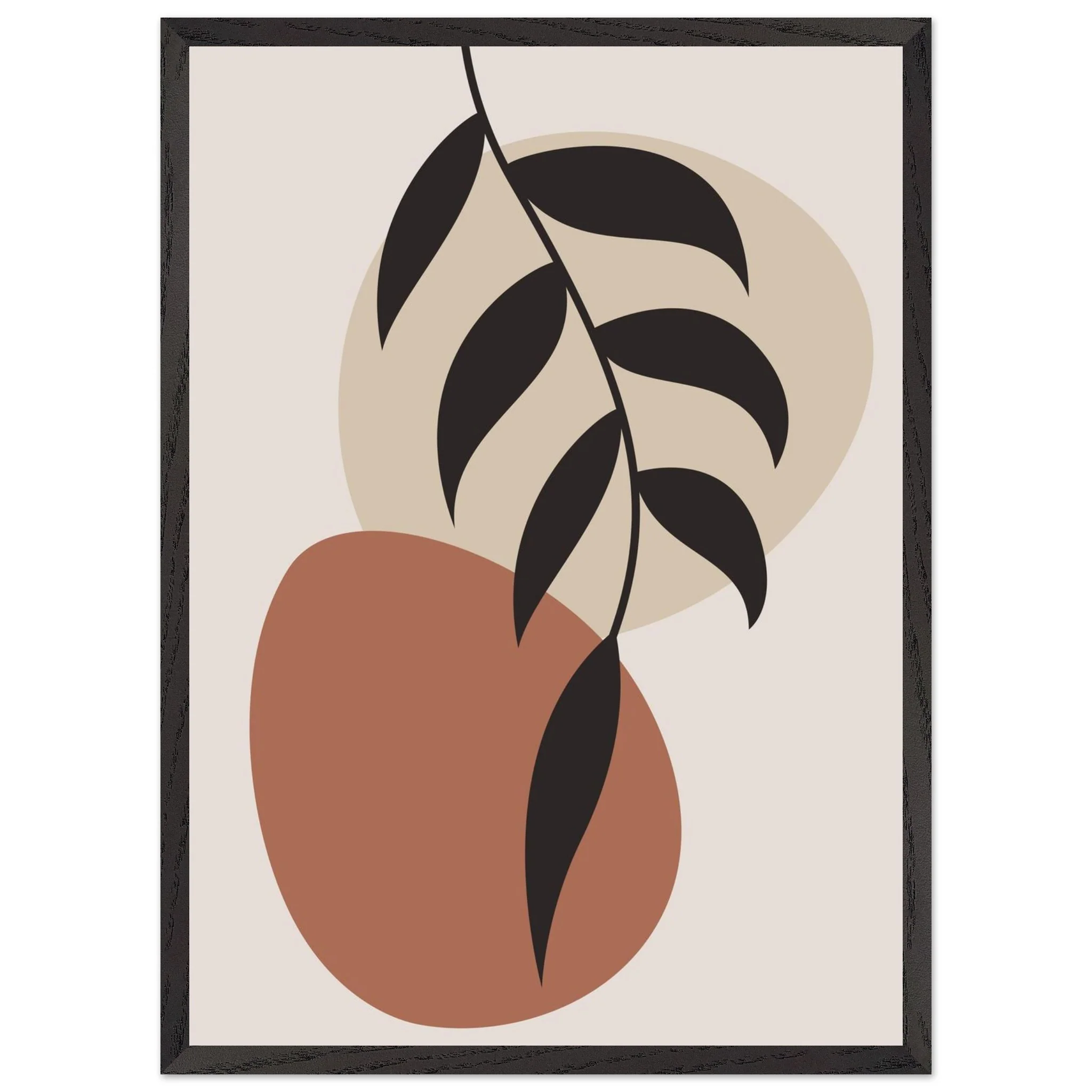 Artfulprints Poster met Lijst Boho - Abstract leaf II - 50x70 cm - Terracotta - 51Dnspod | Smaakvolle damp – Verzendkosten vrij vanaf 40€ Artfulprints Poster met Lijst Boho - Abstract leaf II - 50x70 cm - Terracotta - 51Dnspod | Smaakvolle damp – Verzendkosten vrij vanaf 40€