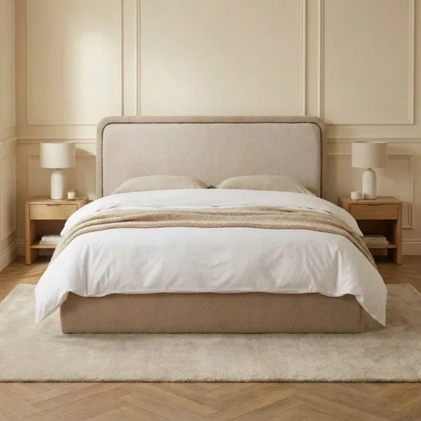 Boxspring met Opbergruimte Hugo - Beige - 51Dnspod | Smaakvolle damp – Verzendkosten vrij vanaf 40€
