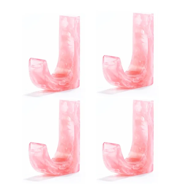 Brût Homeware | Set van 4 Kapstokhaken | Pavone | Roze - 51Dnspod | Smaakvolle damp – Verzendkosten vrij vanaf 40€