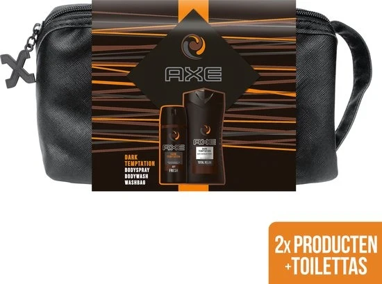 Axe Dark Temptation - Bodyspray Deodorant, Douchegel en Luxe Toilettas - Geschenkset - 51Dnspod | Smaakvolle damp – Verzendkosten vrij vanaf 40€ Axe Dark Temptation - Bodyspray Deodorant, Douchegel en Luxe Toilettas - Geschenkset - 51Dnspod | Smaakvolle damp – Verzendkosten vrij vanaf 40€