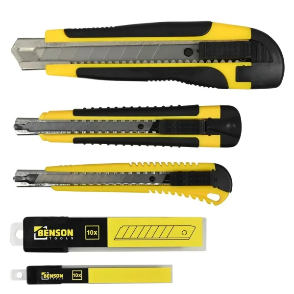 Afbreekmessen set 9 mm en 18 mm + 20 reservemessen - 51Dnspod | Smaakvolle damp – Verzendkosten vrij vanaf 40€