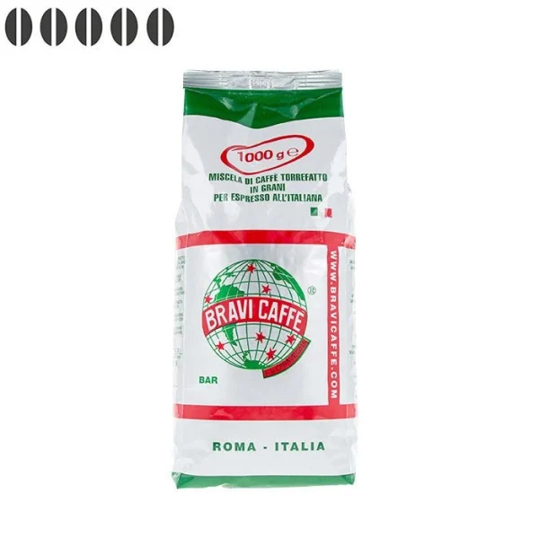Bravi Caffè Bar Italiaanse koffiebonen 1kg - 51Dnspod | Smaakvolle damp – Verzendkosten vrij vanaf 40€