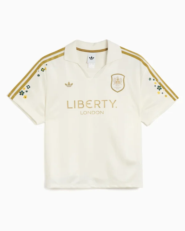 adidas Originals x Liberty London Relaxed met logo Jersey T-Shirt voor dames - 51Dnspod | Smaakvolle damp – Verzendkosten vrij vanaf 40€