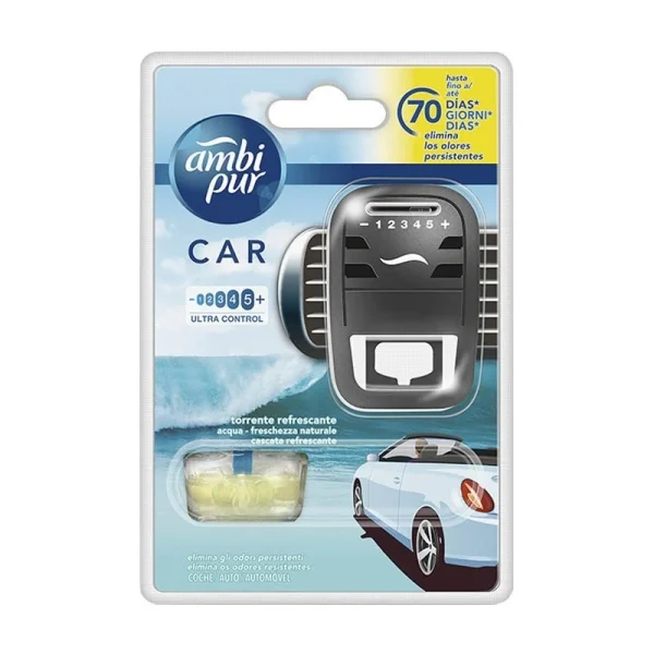 Ambi Pur Autoluchtverfrisser - Aqua 7ml - 51Dnspod | Smaakvolle damp – Verzendkosten vrij vanaf 40€