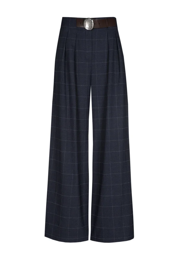 Broek Blauw Caroline Biss ( 4590/21 ) - 51Dnspod | Smaakvolle damp – Verzendkosten vrij vanaf 40€