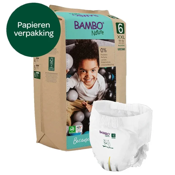 Bambo Nature XL 6 - Luierbroekjes - 51Dnspod | Smaakvolle damp – Verzendkosten vrij vanaf 40€