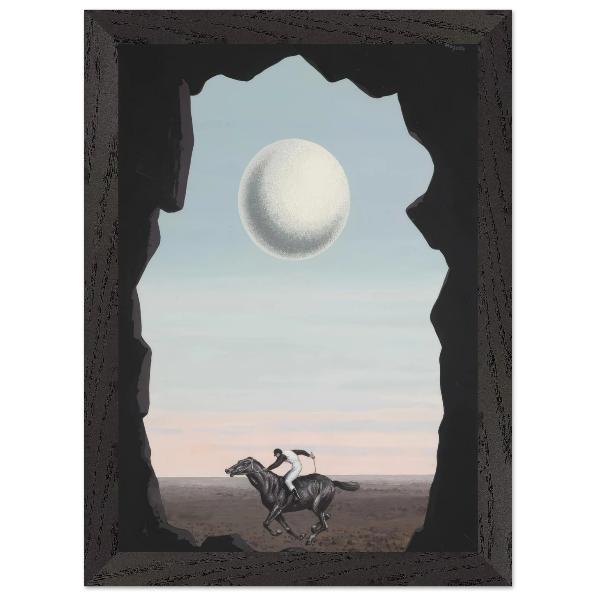 Artfulprints Poster met Lijst René Magritte - Le jockey perdu - A4 21x29.7 cm - Blauw - 51Dnspod | Smaakvolle damp – Verzendkosten vrij vanaf 40€ Artfulprints Poster met Lijst René Magritte - Le jockey perdu - A4 21x29.7 cm - Blauw - 51Dnspod | Smaakvolle damp – Verzendkosten vrij vanaf 40€