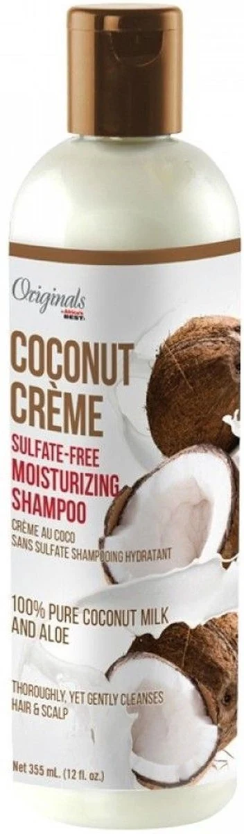 Africa's Best Originals Coconut Creme - Moisturizing Shampoo 355ml - 51Dnspod | Smaakvolle damp – Verzendkosten vrij vanaf 40€
