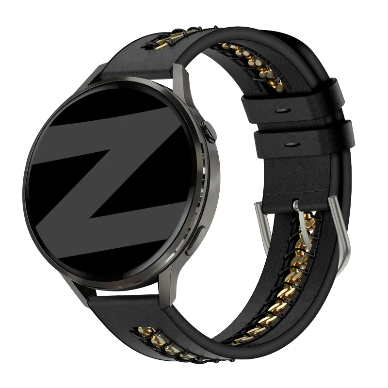 Bandz Garmin Forerunner 645 leren band 'Chains' (zwart) - 51Dnspod | Smaakvolle damp – Verzendkosten vrij vanaf 40€ Bandz Garmin Forerunner 645 leren band 'Chains' (zwart) - 51Dnspod | Smaakvolle damp – Verzendkosten vrij vanaf 40€