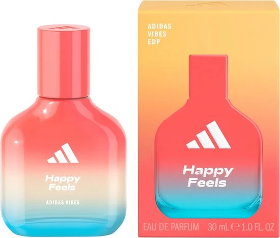 Adidas Vibes Happy Feels Eau de Parfum 30 ml - 51Dnspod | Smaakvolle damp – Verzendkosten vrij vanaf 40€