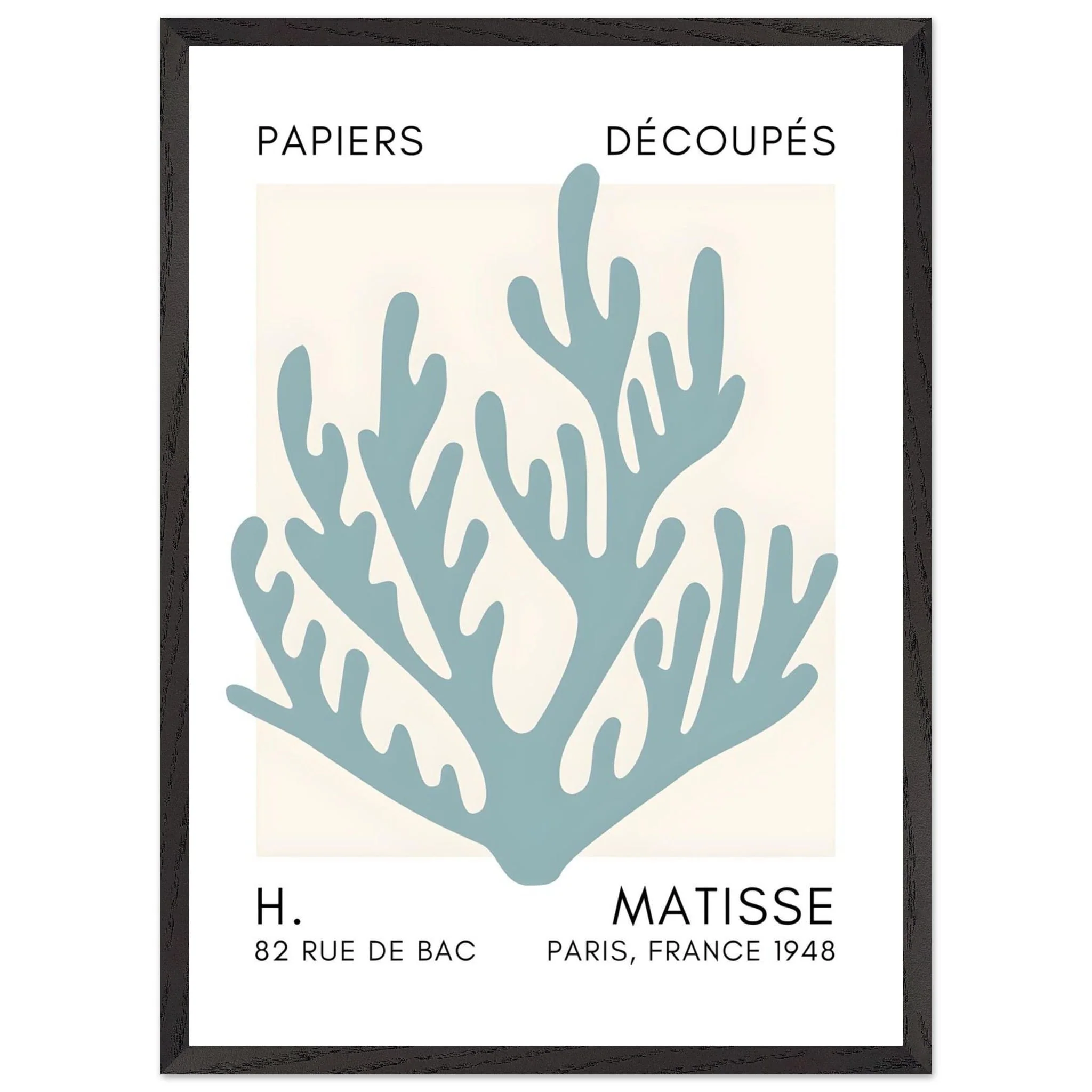 Artfulprints Poster met Lijst Matisse – Coral harmony turquoise - 50x70 cm - Turquoise - 51Dnspod | Smaakvolle damp – Verzendkosten vrij vanaf 40€ Artfulprints Poster met Lijst Matisse – Coral harmony turquoise - 50x70 cm - Turquoise - 51Dnspod | Smaakvolle damp – Verzendkosten vrij vanaf 40€