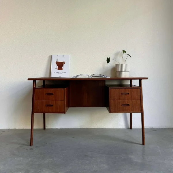Bureau teak 2 zijdig - 51Dnspod | Smaakvolle damp – Verzendkosten vrij vanaf 40€