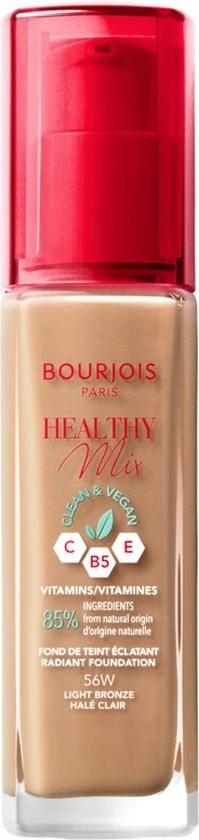 Bourjois Paris Healthy Mix Clean Vegan Foundation 056 Light Bronze - 51Dnspod | Smaakvolle damp – Verzendkosten vrij vanaf 40€ Bourjois Paris Healthy Mix Clean Vegan Foundation 056 Light Bronze - 51Dnspod | Smaakvolle damp – Verzendkosten vrij vanaf 40€