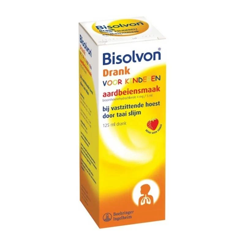 Bisolvon Elixer Kind 4 Mg/5ml Aardbei - 125 Ml - 51Dnspod | Smaakvolle damp – Verzendkosten vrij vanaf 40€ Bisolvon Elixer Kind 4 Mg/5ml Aardbei - 125 Ml - 51Dnspod | Smaakvolle damp – Verzendkosten vrij vanaf 40€