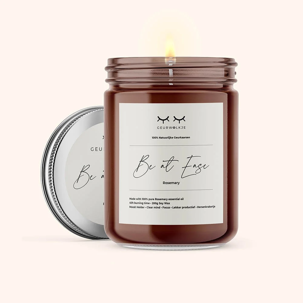 Be at Ease - Geurwolkje® Blend - 100% Natuurlijke Sojawas Geurkaars met Etherische Olie - 51Dnspod | Smaakvolle damp – Verzendkosten vrij vanaf 40€ Be at Ease - Geurwolkje® Blend - 100% Natuurlijke Sojawas Geurkaars met Etherische Olie - 51Dnspod | Smaakvolle damp – Verzendkosten vrij vanaf 40€