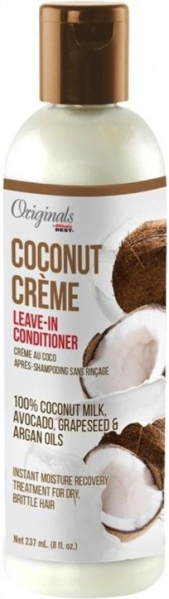 Africa's Best Originals Coconut Creme - Leave-In Conditioner 237ml - 51Dnspod | Smaakvolle damp – Verzendkosten vrij vanaf 40€