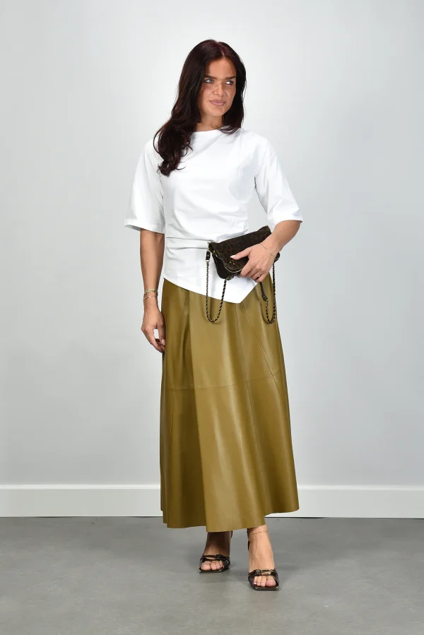 ARMA rok Eleni Lamb Easy 004L266018.02 dark olive - 51Dnspod | Smaakvolle damp – Verzendkosten vrij vanaf 40€