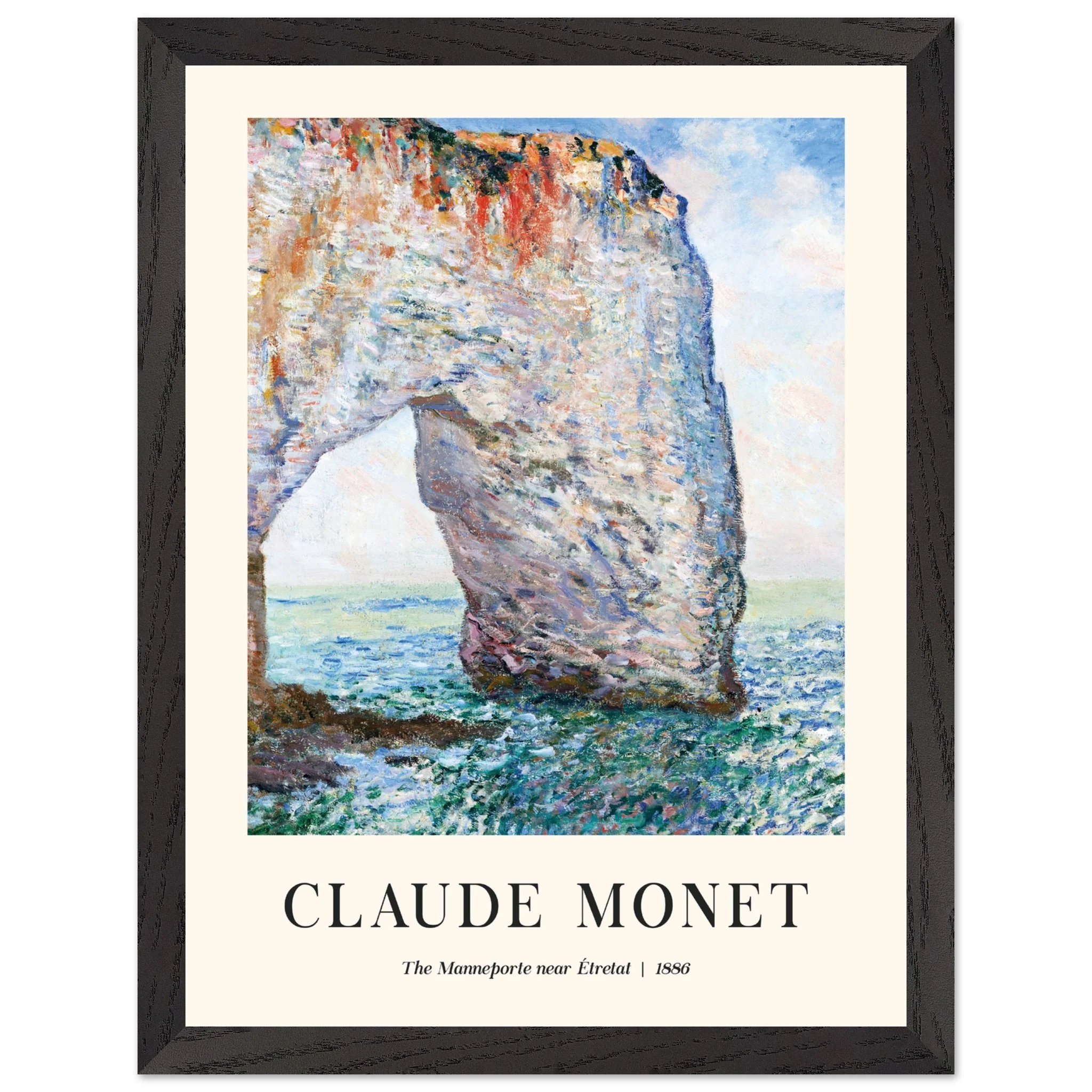 Artfulprints Poster met Lijst Claude Monet - The Manneport near Étretat - 30x40 cm - Lichtblauw - 51Dnspod | Smaakvolle damp – Verzendkosten vrij vanaf 40€ Artfulprints Poster met Lijst Claude Monet - The Manneport near Étretat - 30x40 cm - Lichtblauw - 51Dnspod | Smaakvolle damp – Verzendkosten vrij vanaf 40€