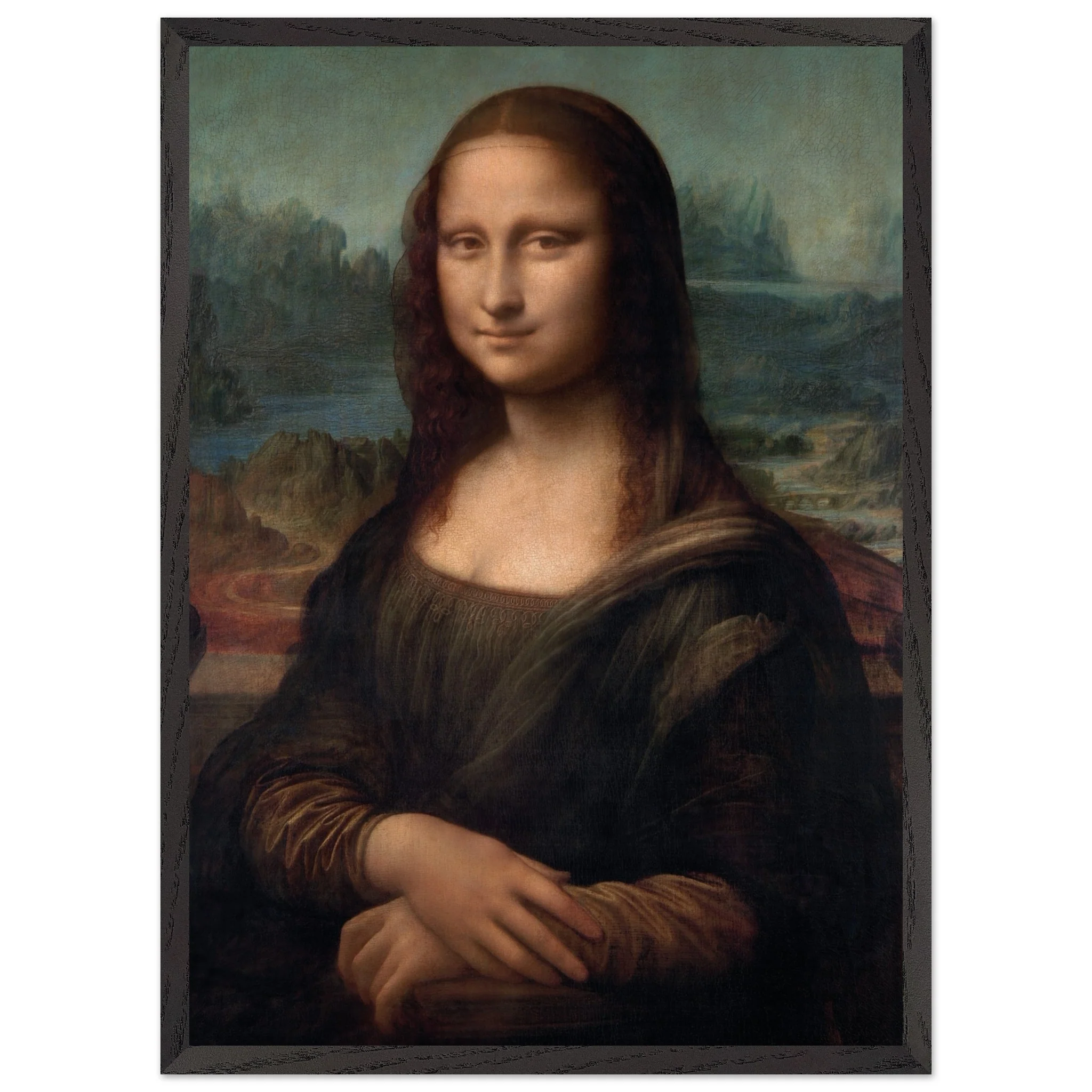 Artfulprints Poster met Lijst Leonardo Da Vinci - Mona Lisa - 50x70 cm - Bruin - 51Dnspod | Smaakvolle damp – Verzendkosten vrij vanaf 40€ Artfulprints Poster met Lijst Leonardo Da Vinci - Mona Lisa - 50x70 cm - Bruin - 51Dnspod | Smaakvolle damp – Verzendkosten vrij vanaf 40€