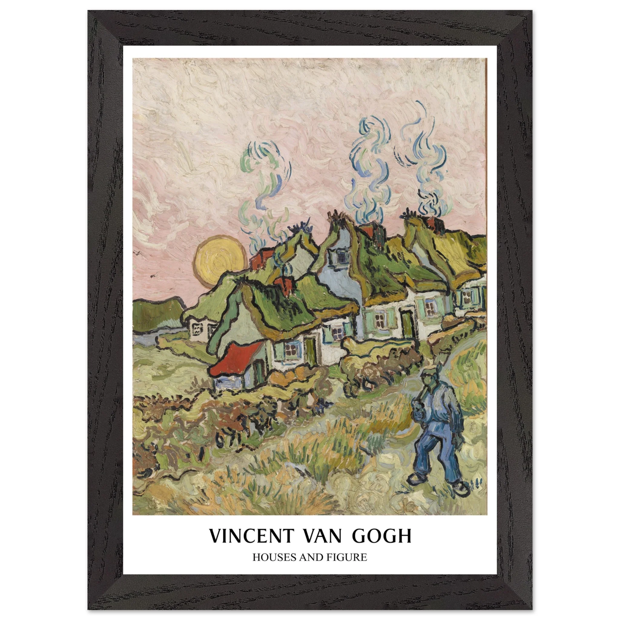 Artfulprints Poster met Lijst Vincent van Gogh - Houses and figures - A4 21x29.7 cm - Groen - 51Dnspod | Smaakvolle damp – Verzendkosten vrij vanaf 40€ Artfulprints Poster met Lijst Vincent van Gogh - Houses and figures - A4 21x29.7 cm - Groen - 51Dnspod | Smaakvolle damp – Verzendkosten vrij vanaf 40€