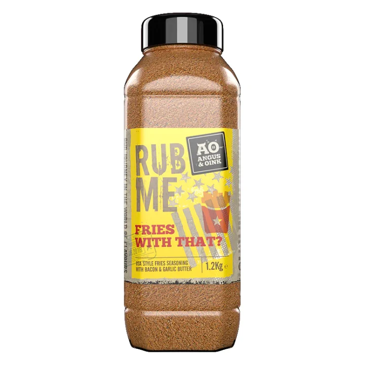 Angus&Oink (Rub Me) Fries With That? Fries Seasoning 1.2 kg - 51Dnspod | Smaakvolle damp – Verzendkosten vrij vanaf 40€ Angus&Oink (Rub Me) Fries With That? Fries Seasoning 1.2 kg - 51Dnspod | Smaakvolle damp – Verzendkosten vrij vanaf 40€