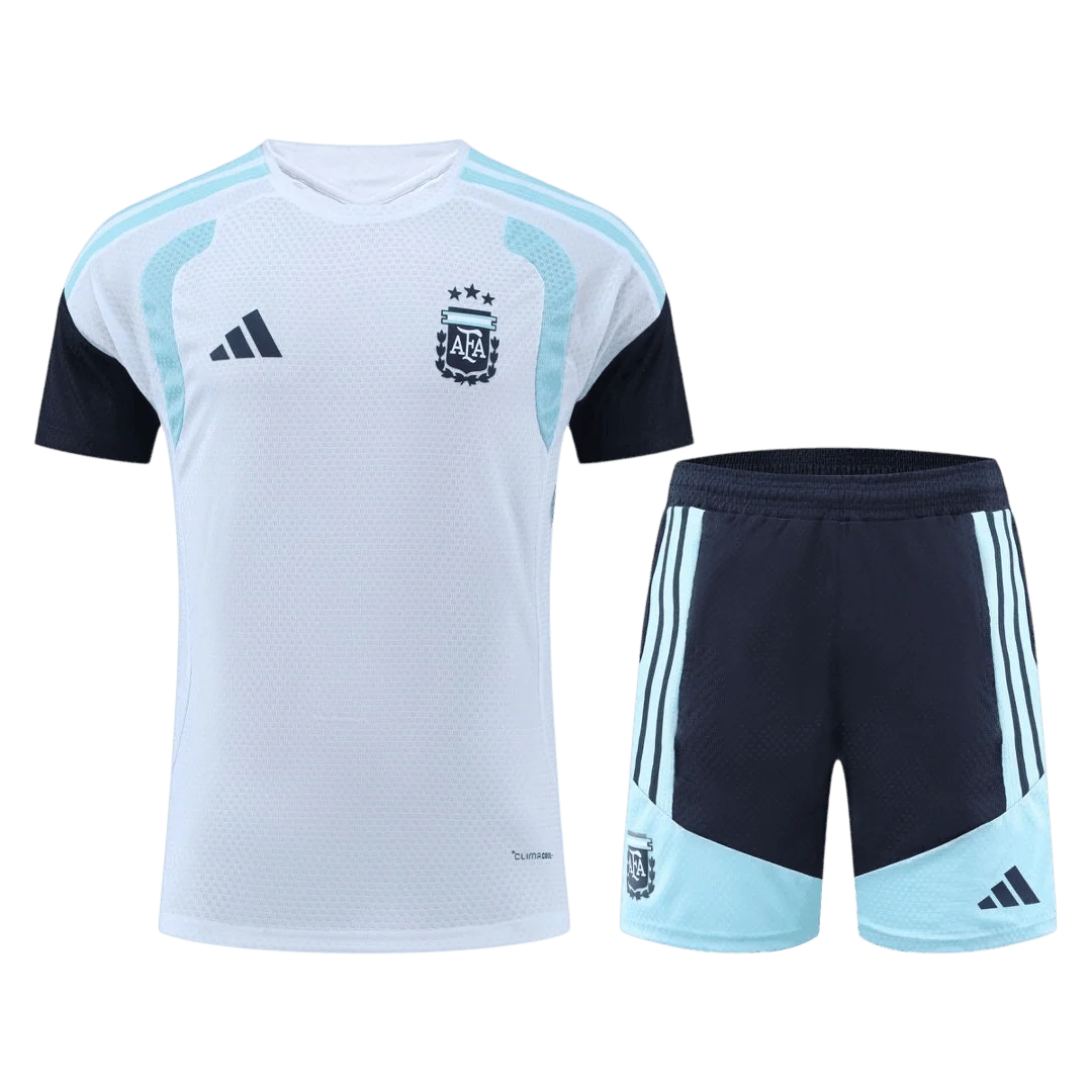 Argentinië Pre-Match Spelersversie Set WK Voetbal 2026 - slim fit - 51Dnspod | Smaakvolle damp – Verzendkosten vrij vanaf 40€ Argentinië Pre-Match Spelersversie Set WK Voetbal 2026 - slim fit - 51Dnspod | Smaakvolle damp – Verzendkosten vrij vanaf 40€