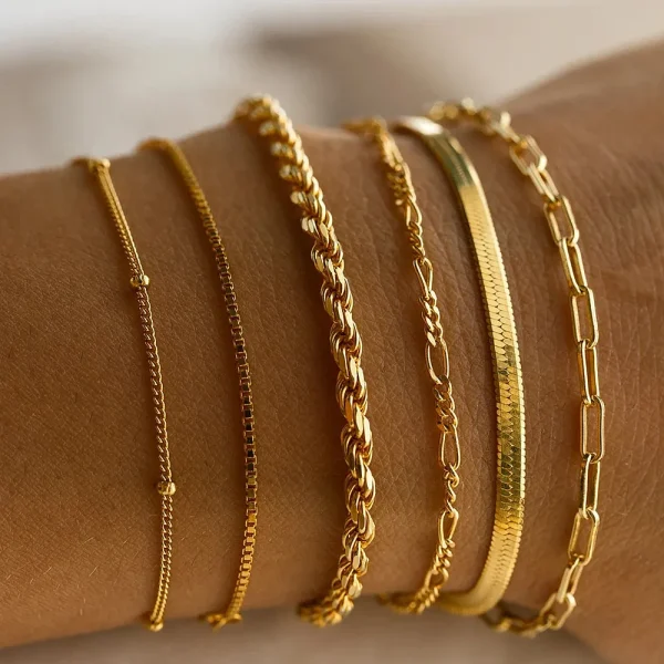 Armbandenset 'Nora' - 51Dnspod | Smaakvolle damp – Verzendkosten vrij vanaf 40€