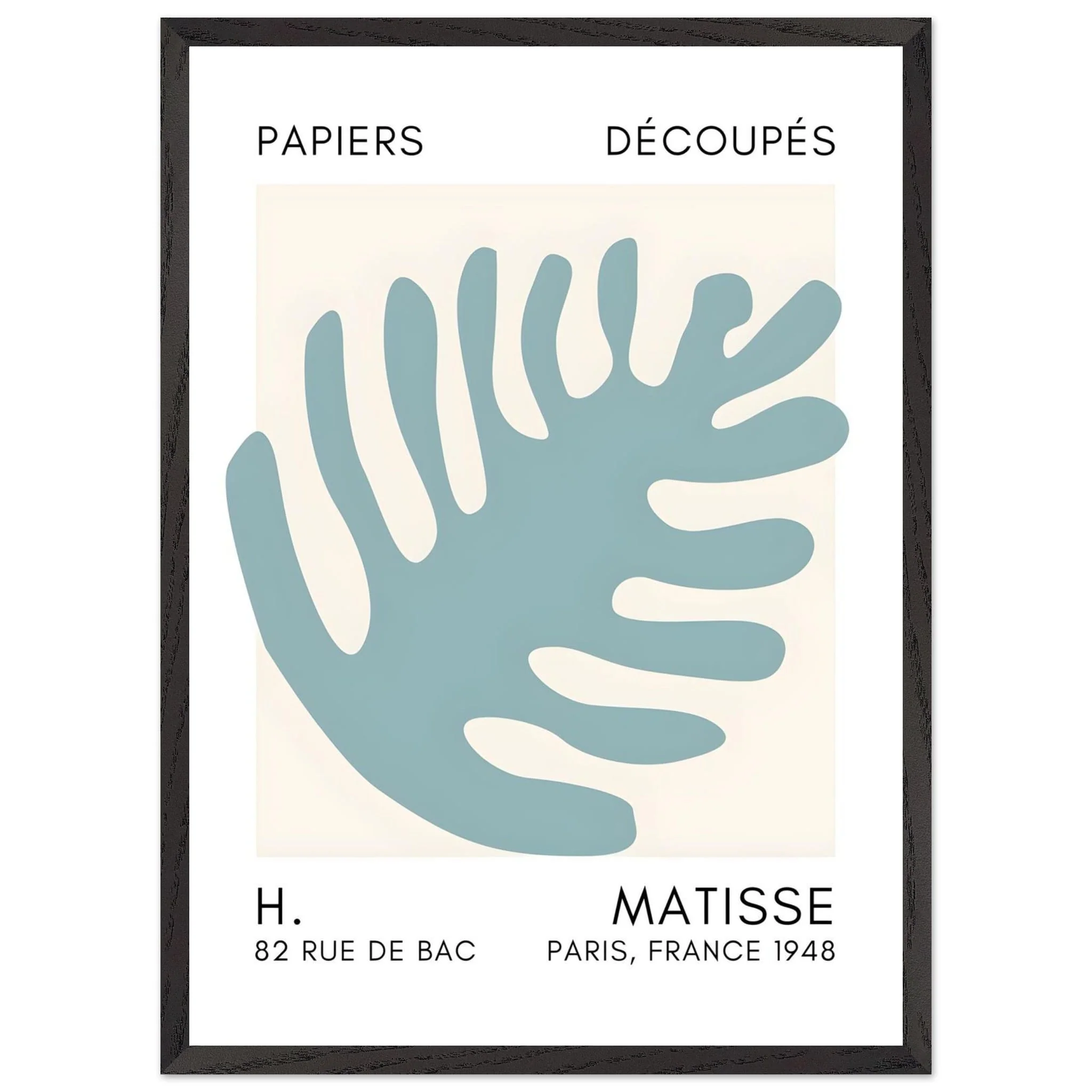 Artfulprints Poster met Lijst Matisse – Coral bloom turquoise - 50x70 cm - Turquoise - 51Dnspod | Smaakvolle damp – Verzendkosten vrij vanaf 40€ Artfulprints Poster met Lijst Matisse – Coral bloom turquoise - 50x70 cm - Turquoise - 51Dnspod | Smaakvolle damp – Verzendkosten vrij vanaf 40€