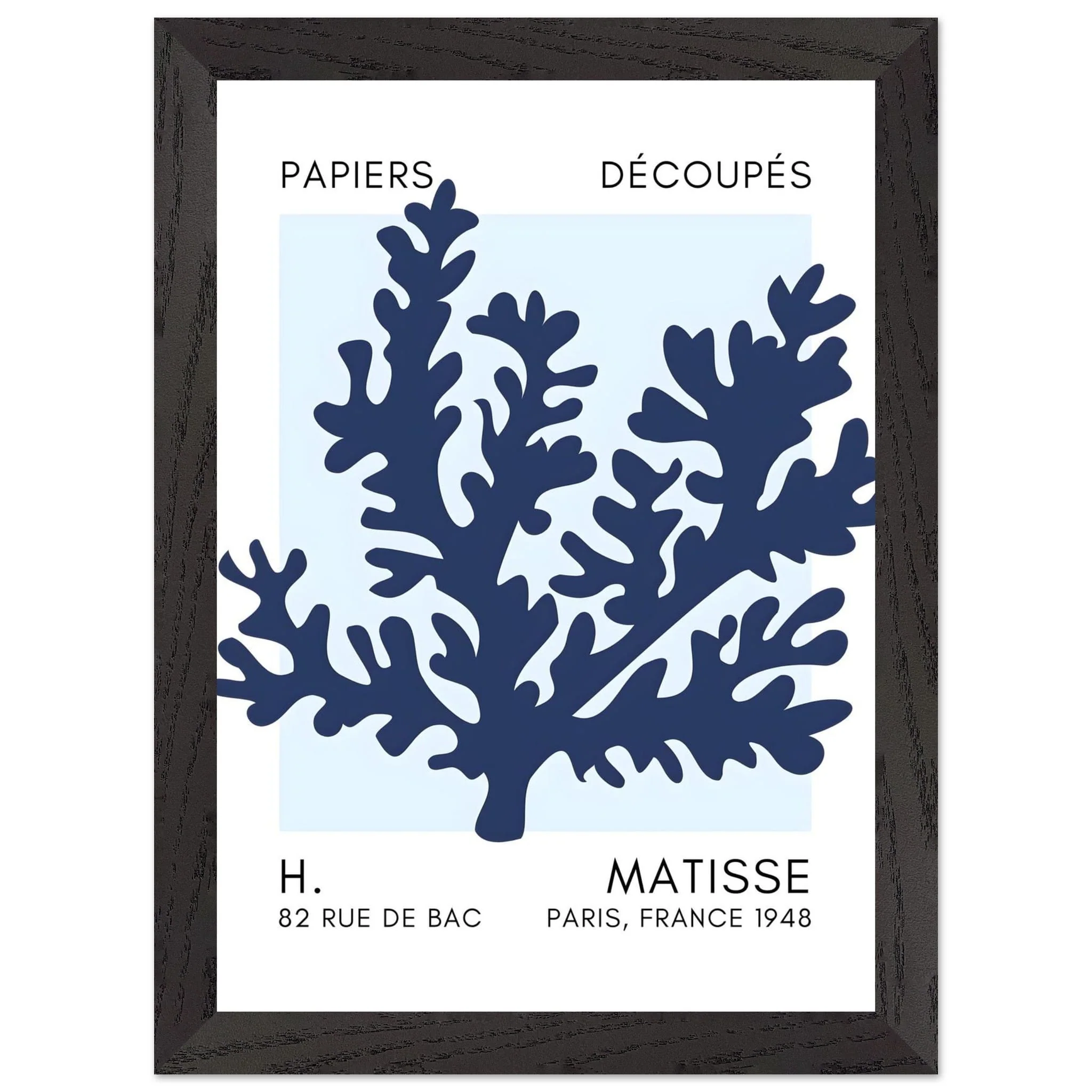 Artfulprints Poster met Lijst Matisse – Aqua bloom navy blue I - A4 21x29.7 cm - Blauw - 51Dnspod | Smaakvolle damp – Verzendkosten vrij vanaf 40€ Artfulprints Poster met Lijst Matisse – Aqua bloom navy blue I - A4 21x29.7 cm - Blauw - 51Dnspod | Smaakvolle damp – Verzendkosten vrij vanaf 40€