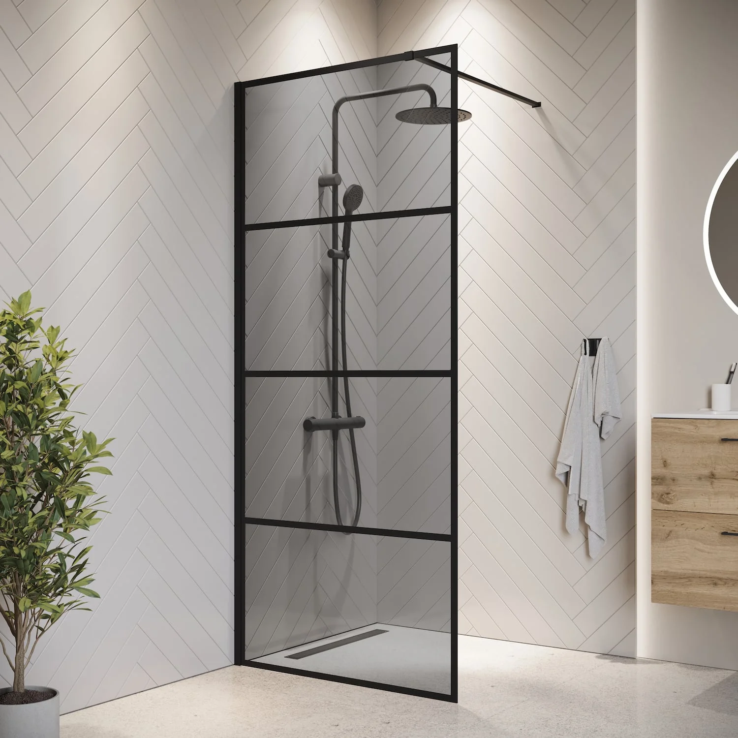 Badplaats Douchewand Essos 60 x 200 cm – Zwart – Inloopdouche 8 mm Rookglas - 51Dnspod | Smaakvolle damp – Verzendkosten vrij vanaf 40€ Badplaats Douchewand Essos 60 x 200 cm – Zwart – Inloopdouche 8 mm Rookglas - 51Dnspod | Smaakvolle damp – Verzendkosten vrij vanaf 40€