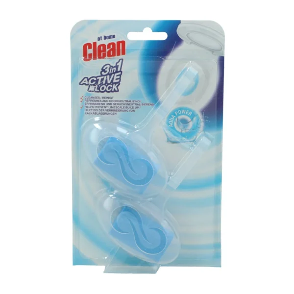 At Home 3 In 1 Active Block Aqua Power - Toiletblok 2x40g - 51Dnspod | Smaakvolle damp – Verzendkosten vrij vanaf 40€
