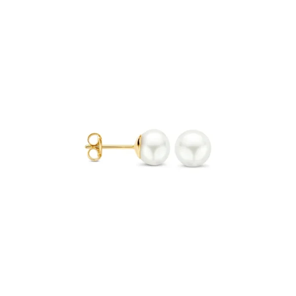 Blush 14 Karaat Gouden Oorbellen 7137YPW - 51Dnspod | Smaakvolle damp – Verzendkosten vrij vanaf 40€