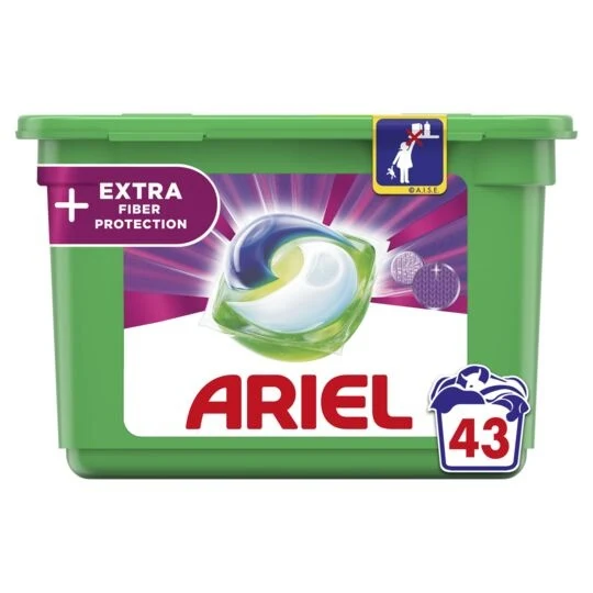 Ariel Wasmiddel All in1 Pods+ Fiber protection 43 stuks - Verpakking beschadigd - 51Dnspod | Smaakvolle damp – Verzendkosten vrij vanaf 40€ Ariel Wasmiddel All in1 Pods+ Fiber protection 43 stuks - Verpakking beschadigd - 51Dnspod | Smaakvolle damp – Verzendkosten vrij vanaf 40€
