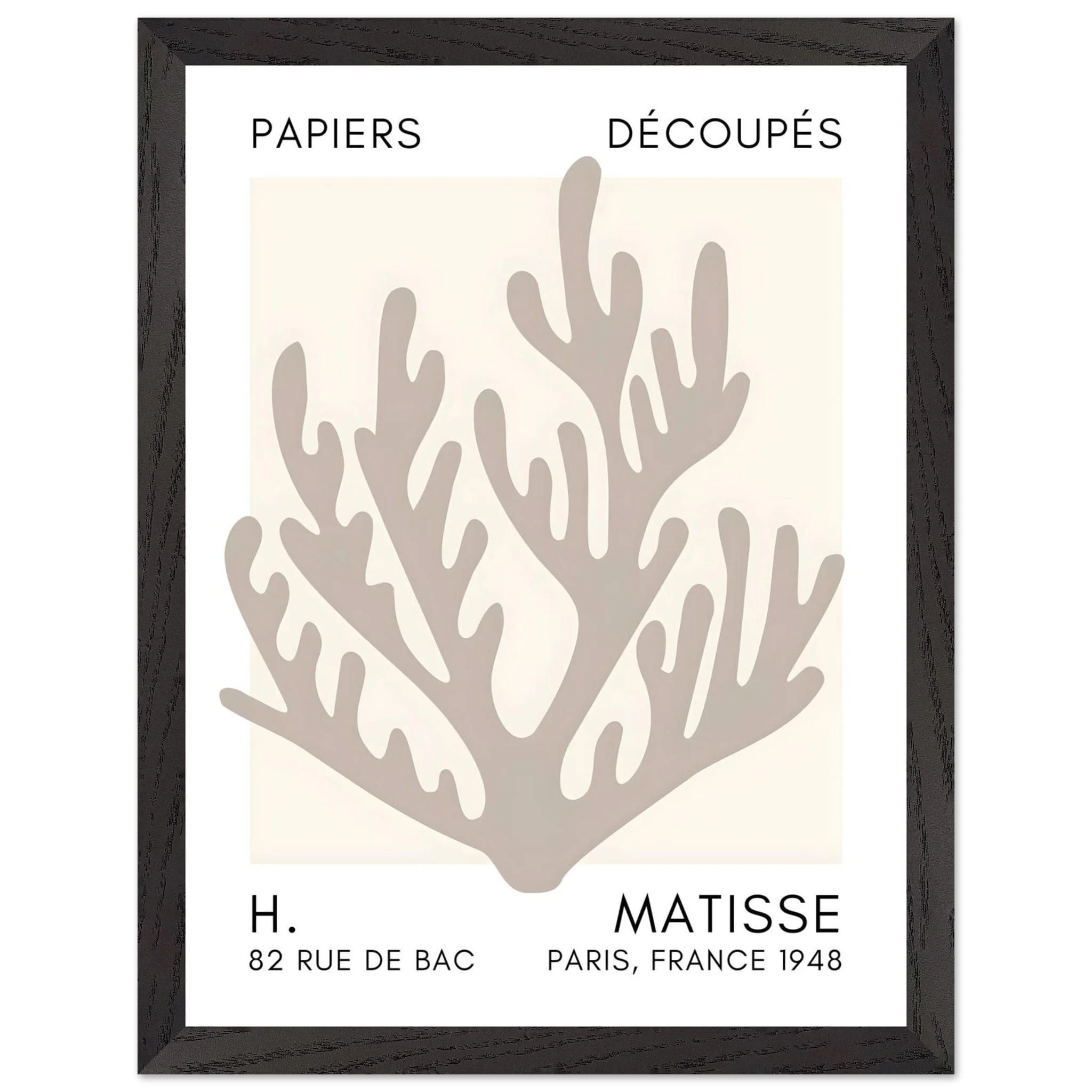 Artfulprints Poster met Lijst Matisse – Coral harmony grey - 30x40 cm - Grijs - 51Dnspod | Smaakvolle damp – Verzendkosten vrij vanaf 40€ Artfulprints Poster met Lijst Matisse – Coral harmony grey - 30x40 cm - Grijs - 51Dnspod | Smaakvolle damp – Verzendkosten vrij vanaf 40€