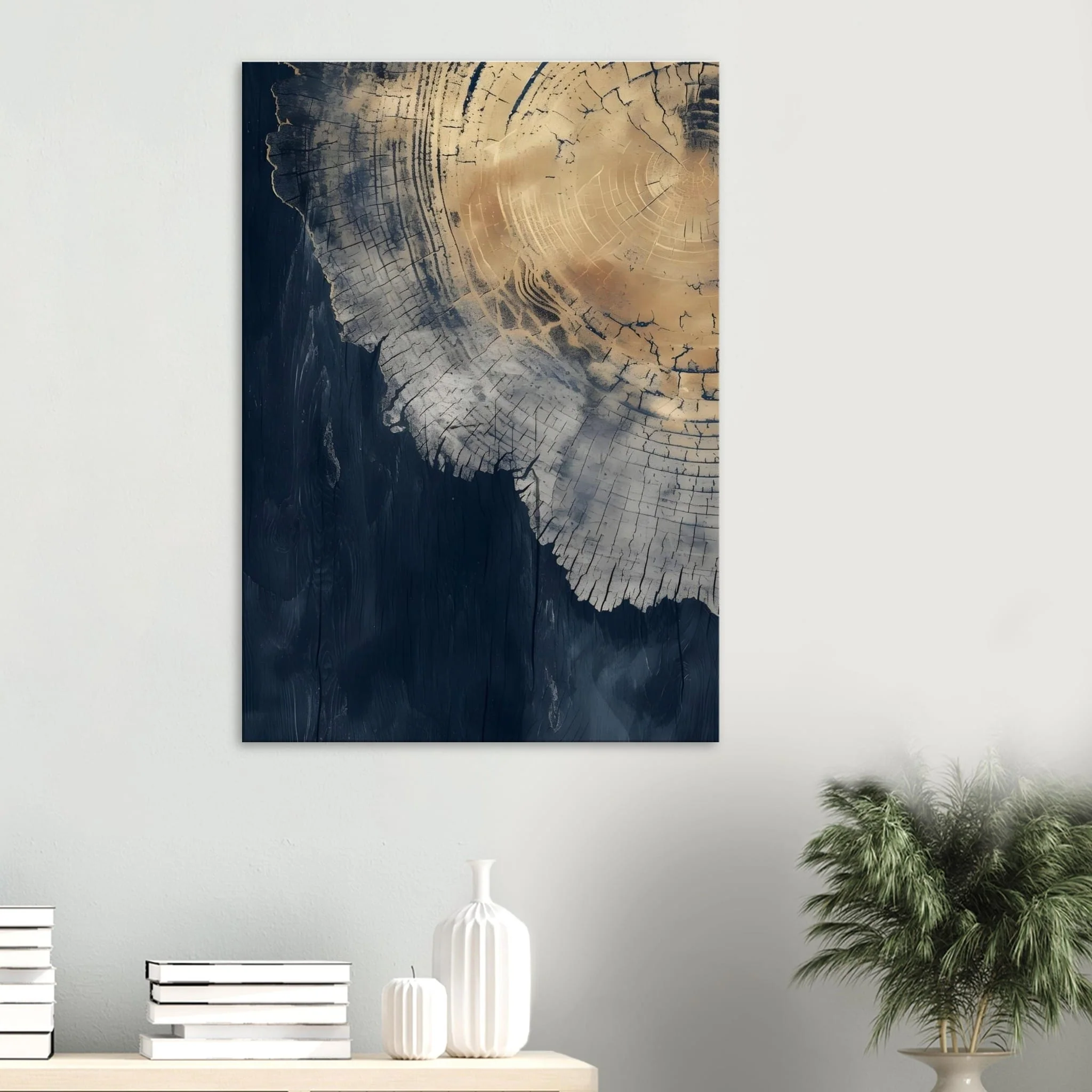 Artfulprints Canvas Abstract wood rings canvas - 80x120 cm - Blauw - 51Dnspod | Smaakvolle damp – Verzendkosten vrij vanaf 40€ Artfulprints Canvas Abstract wood rings canvas - 80x120 cm - Blauw - 51Dnspod | Smaakvolle damp – Verzendkosten vrij vanaf 40€
