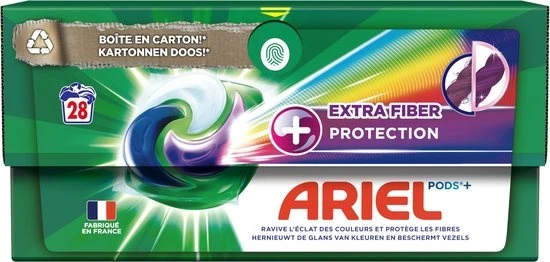 Ariel Wasmiddel Pods + Extra Vezelbescherming - Kleur - 28 Wasbeurten - Verpakking beschadigd - 51Dnspod | Smaakvolle damp – Verzendkosten vrij vanaf 40€ Ariel Wasmiddel Pods + Extra Vezelbescherming - Kleur - 28 Wasbeurten - Verpakking beschadigd - 51Dnspod | Smaakvolle damp – Verzendkosten vrij vanaf 40€