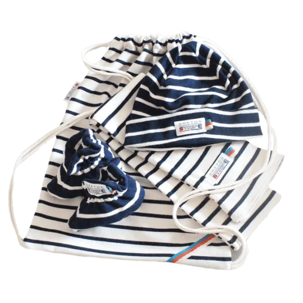 Breton geboortegeschenk Natural-Navy - 51Dnspod | Smaakvolle damp – Verzendkosten vrij vanaf 40€