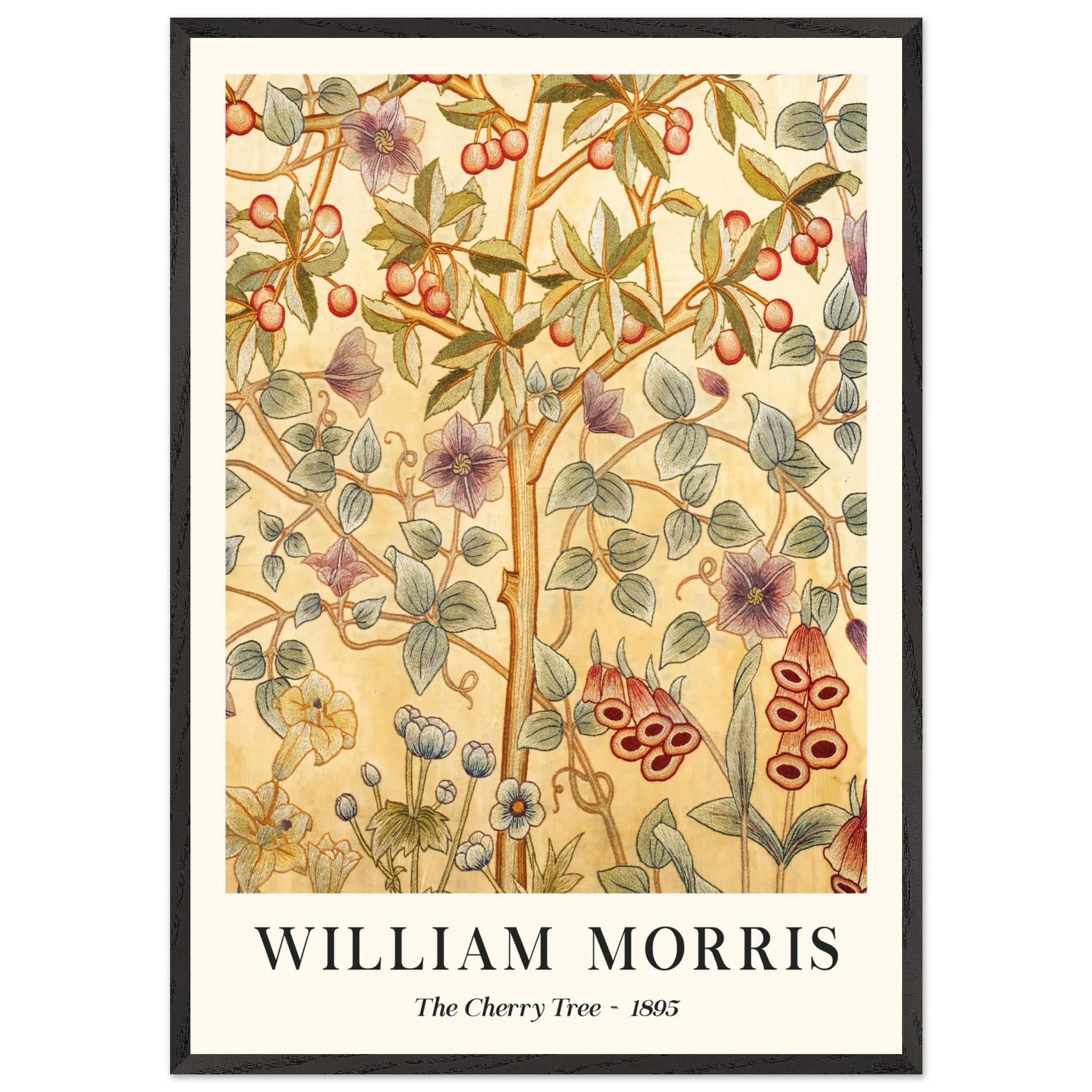 Artfulprints Poster met Lijst William Morris - The cherry tree 1895 II - 70x100 cm - Meerkleurig - 51Dnspod | Smaakvolle damp – Verzendkosten vrij vanaf 40€ Artfulprints Poster met Lijst William Morris - The cherry tree 1895 II - 70x100 cm - Meerkleurig - 51Dnspod | Smaakvolle damp – Verzendkosten vrij vanaf 40€