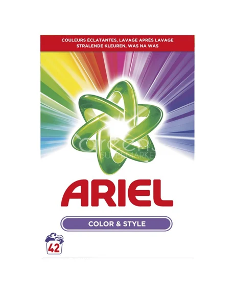 Ariel waspoeder - 42 wasbeurten 2,73 KG - Ariel color Waspoeder voor gekleurde was - 51Dnspod | Smaakvolle damp – Verzendkosten vrij vanaf 40€ Ariel waspoeder - 42 wasbeurten 2,73 KG - Ariel color Waspoeder voor gekleurde was - 51Dnspod | Smaakvolle damp – Verzendkosten vrij vanaf 40€
