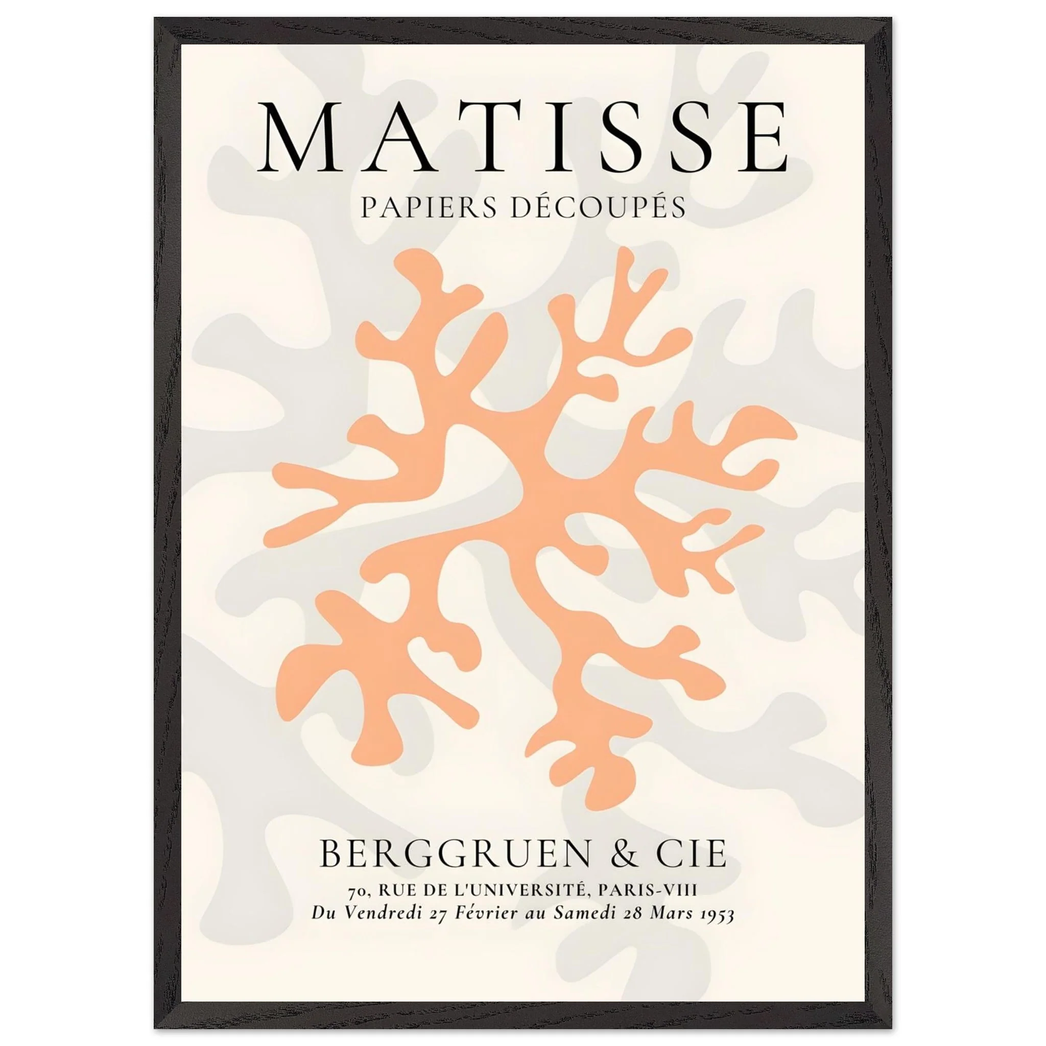Artfulprints Poster met Lijst Matisse – Orange coral - 50x70 cm - Oranje - 51Dnspod | Smaakvolle damp – Verzendkosten vrij vanaf 40€ Artfulprints Poster met Lijst Matisse – Orange coral - 50x70 cm - Oranje - 51Dnspod | Smaakvolle damp – Verzendkosten vrij vanaf 40€