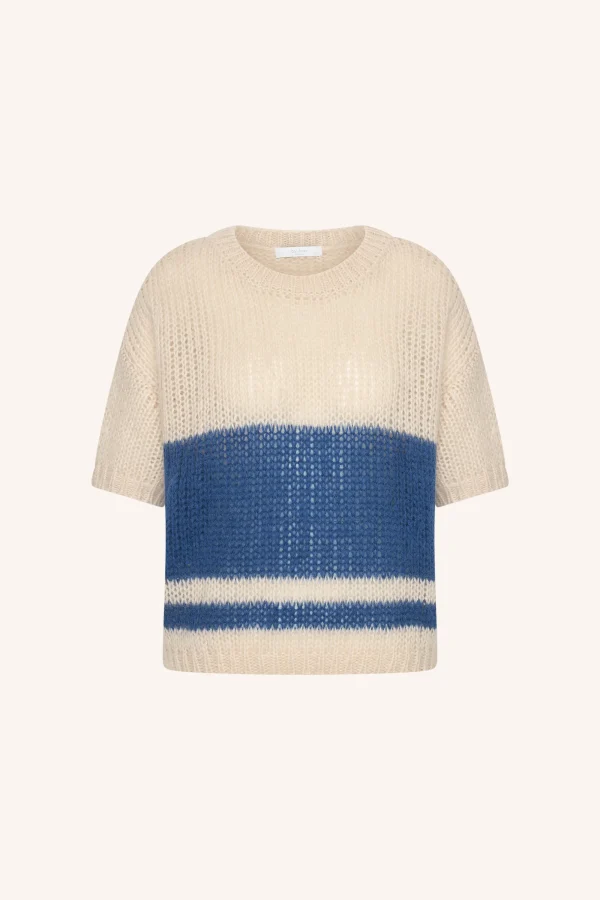 By Bar Nino Vintage Stripe Pullover Navy Stripe - 51Dnspod | Smaakvolle damp – Verzendkosten vrij vanaf 40€
