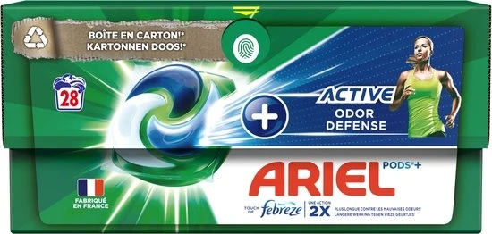 Ariel Wasmiddel Pods + Actieve Geurbestrijding - 28 Wasbeurten - 51Dnspod | Smaakvolle damp – Verzendkosten vrij vanaf 40€ Ariel Wasmiddel Pods + Actieve Geurbestrijding - 28 Wasbeurten - 51Dnspod | Smaakvolle damp – Verzendkosten vrij vanaf 40€