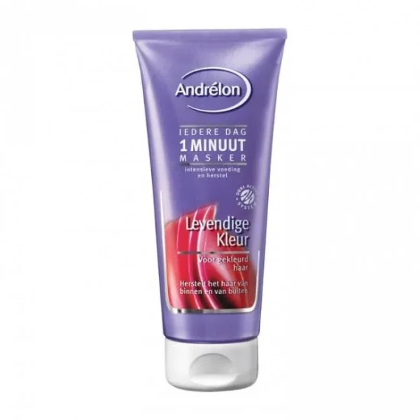 Andrélon levendige kleur - 180 ml - 1-minuut masker - 51Dnspod | Smaakvolle damp – Verzendkosten vrij vanaf 40€