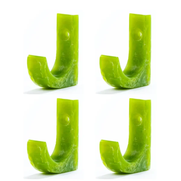 Brût Homeware | Set van 4 Kapstokhaken | Pavone | Groen - 51Dnspod | Smaakvolle damp – Verzendkosten vrij vanaf 40€