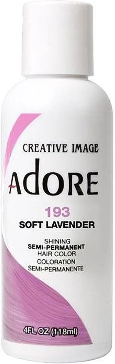 Adore Semi-Permanent Haarverf -Soft Lavender Nummer 193 118ml - 51Dnspod | Smaakvolle damp – Verzendkosten vrij vanaf 40€