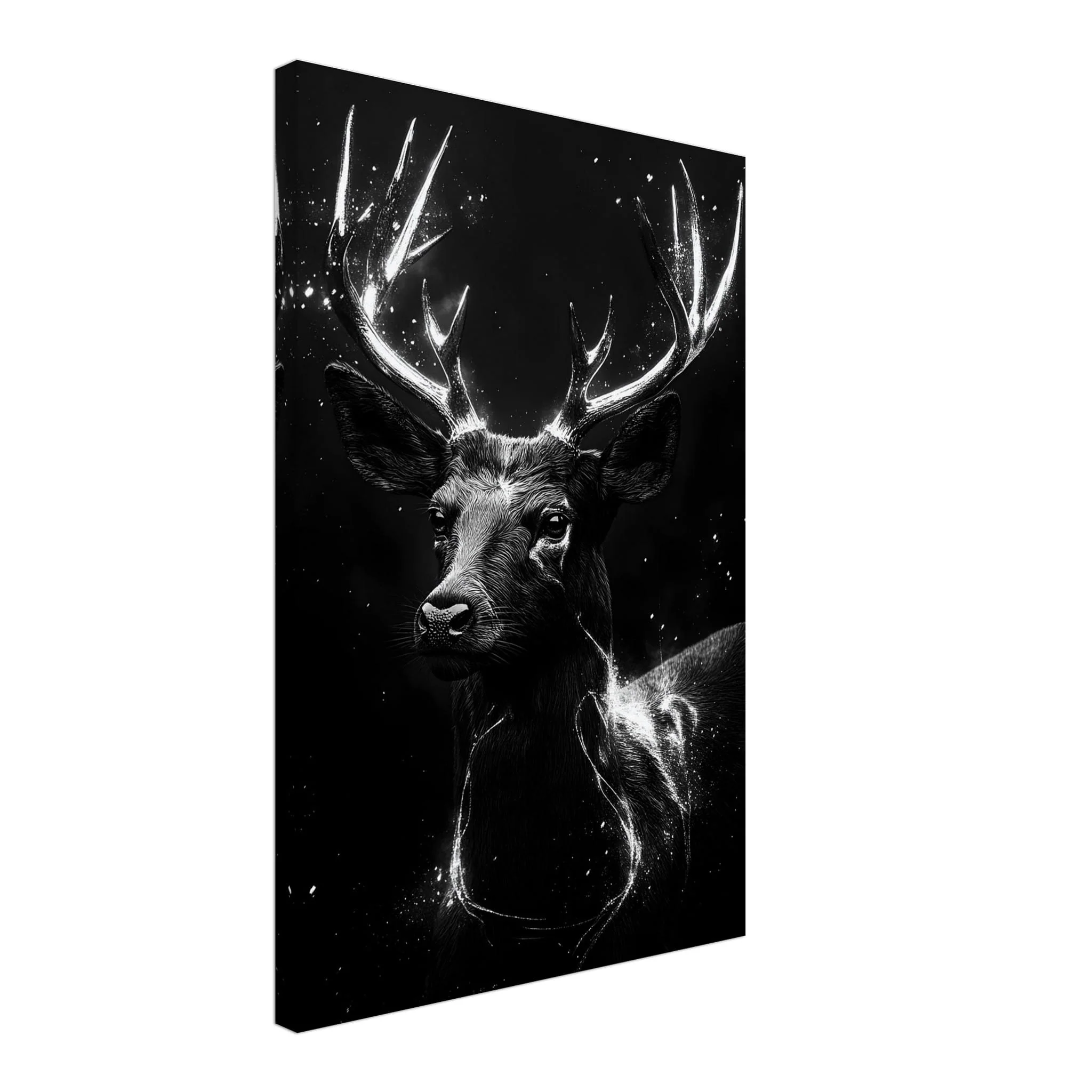 Artfulprints Canvas Deer portrait canvas - 40x60 cm - Zwart / Wit - 51Dnspod | Smaakvolle damp – Verzendkosten vrij vanaf 40€ Artfulprints Canvas Deer portrait canvas - 40x60 cm - Zwart / Wit - 51Dnspod | Smaakvolle damp – Verzendkosten vrij vanaf 40€