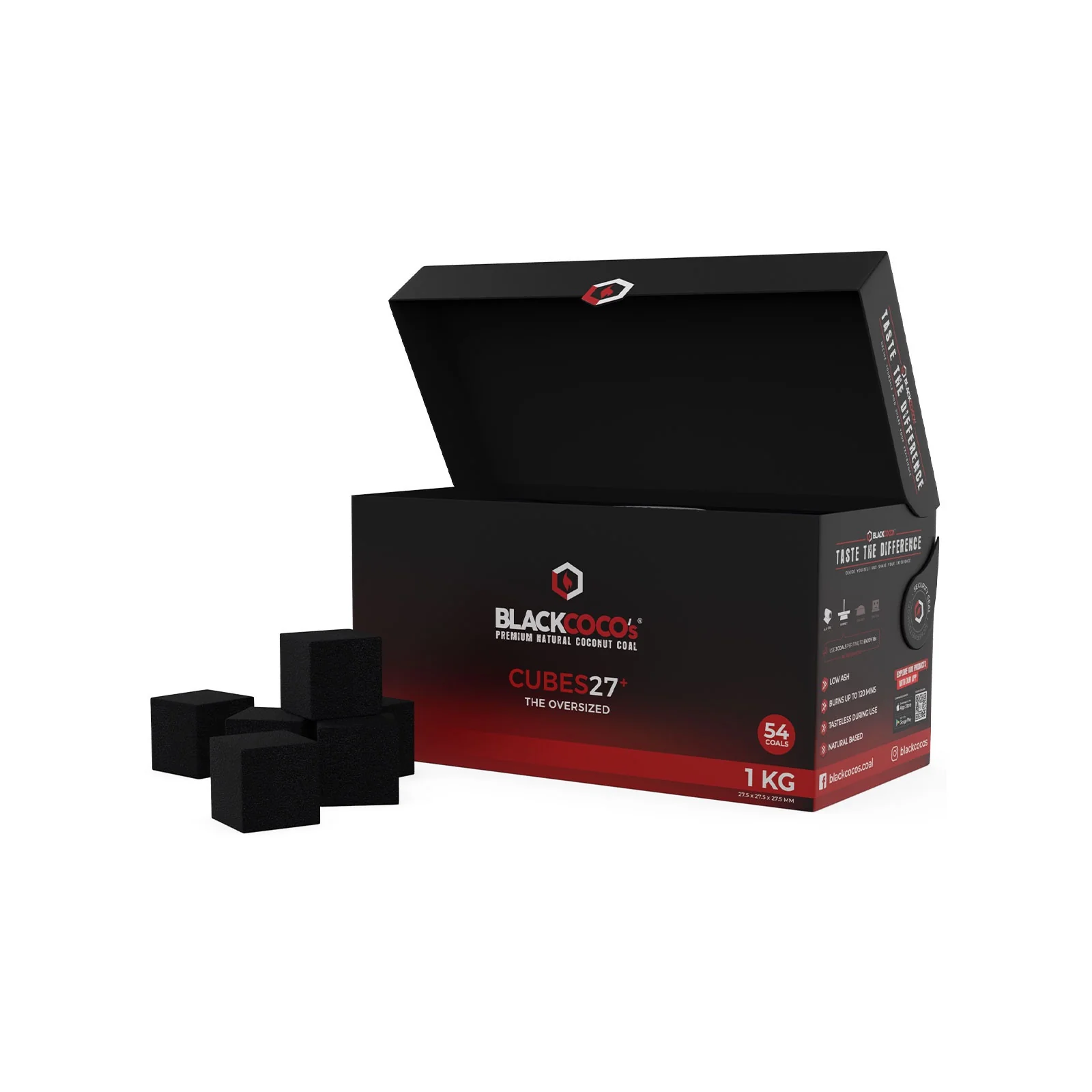 Black Coco 27 CUBES 1KG – Shisha & Waterpijp Kolen - 51Dnspod | Smaakvolle damp – Verzendkosten vrij vanaf 40€ Black Coco 27 CUBES 1KG – Shisha & Waterpijp Kolen - 51Dnspod | Smaakvolle damp – Verzendkosten vrij vanaf 40€