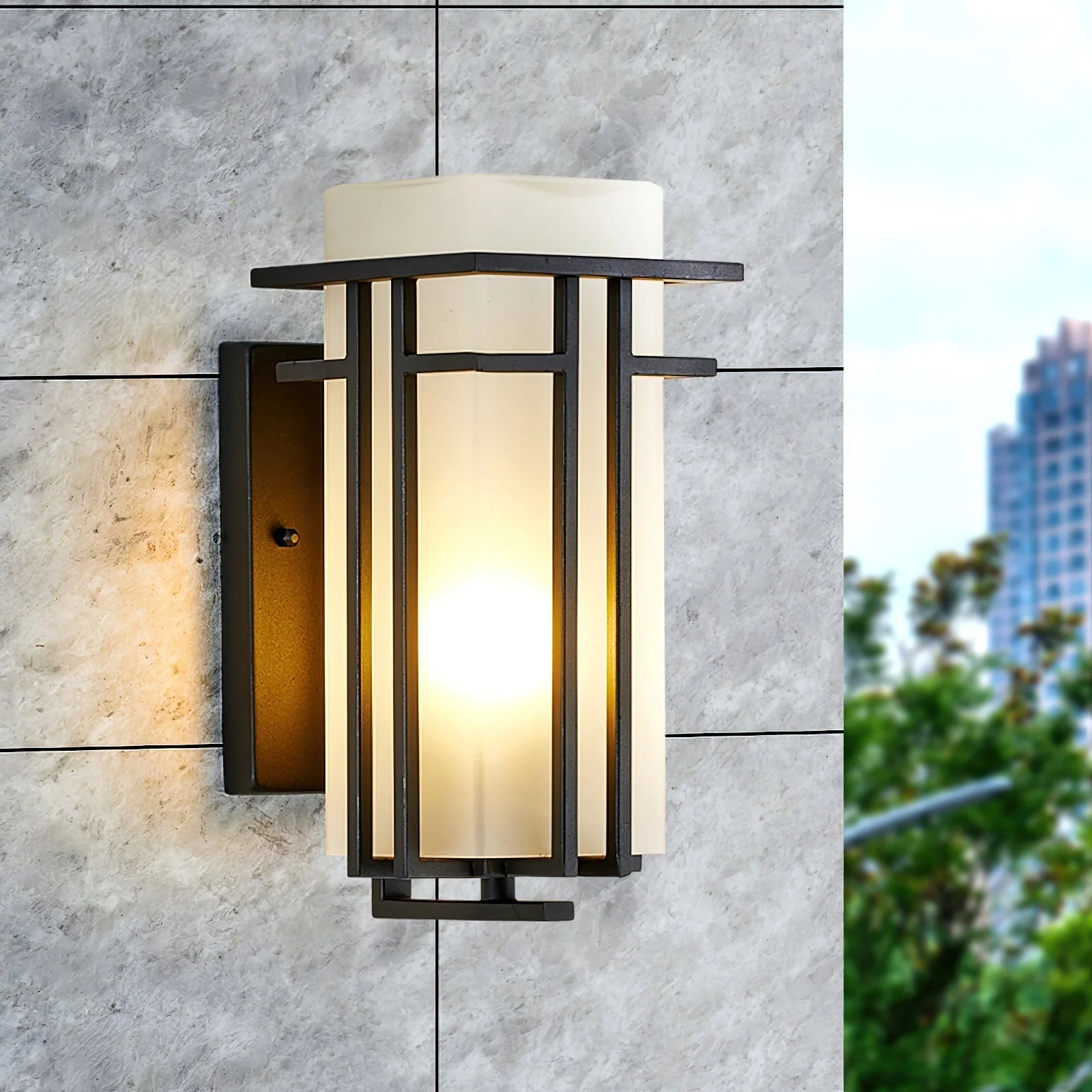 ARVINA Wandlamp Buiten – Retro IJzeren Design met Glas – IP65 – E27 Fitting - 51Dnspod | Smaakvolle damp – Verzendkosten vrij vanaf 40€ ARVINA Wandlamp Buiten – Retro IJzeren Design met Glas – IP65 – E27 Fitting - 51Dnspod | Smaakvolle damp – Verzendkosten vrij vanaf 40€