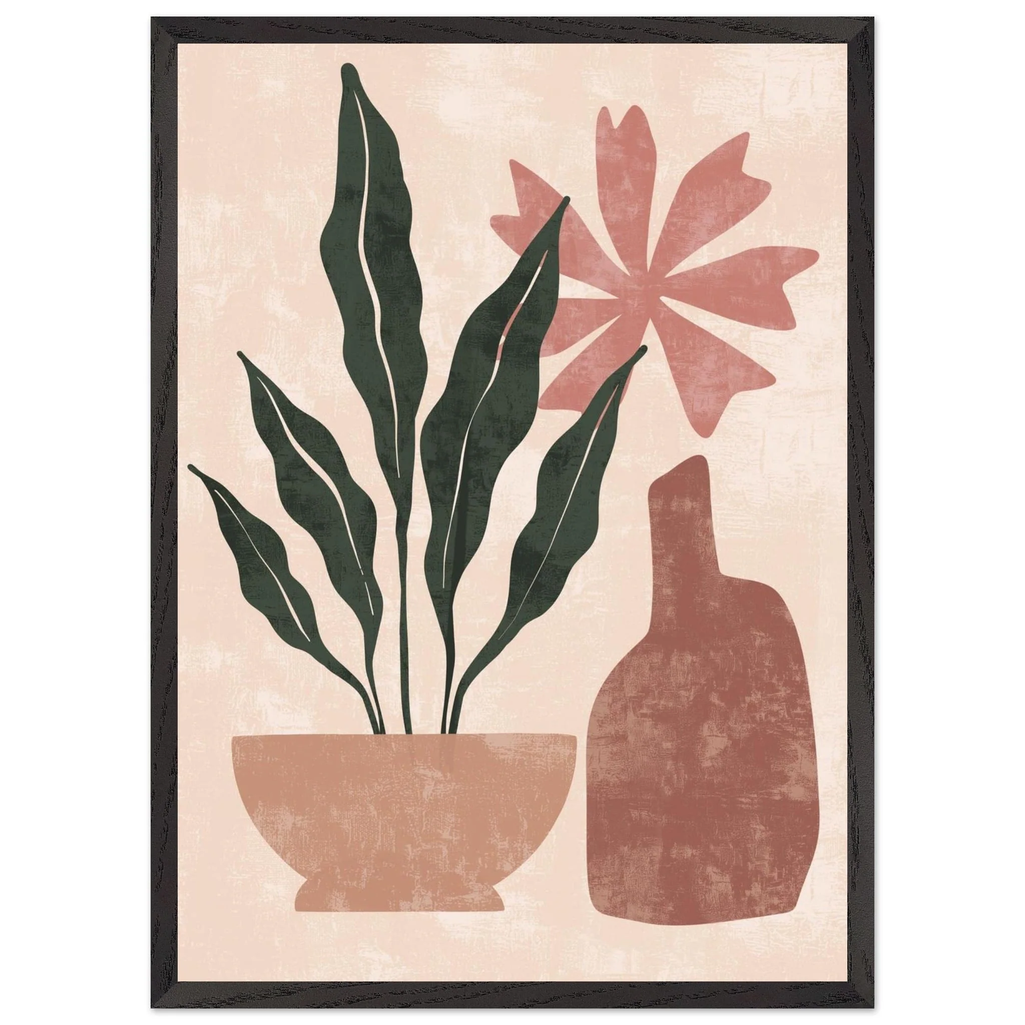 Artfulprints Poster met Lijst Boho – Terracotta greenery - 50x70 cm - Meerkleurig - 51Dnspod | Smaakvolle damp – Verzendkosten vrij vanaf 40€ Artfulprints Poster met Lijst Boho – Terracotta greenery - 50x70 cm - Meerkleurig - 51Dnspod | Smaakvolle damp – Verzendkosten vrij vanaf 40€