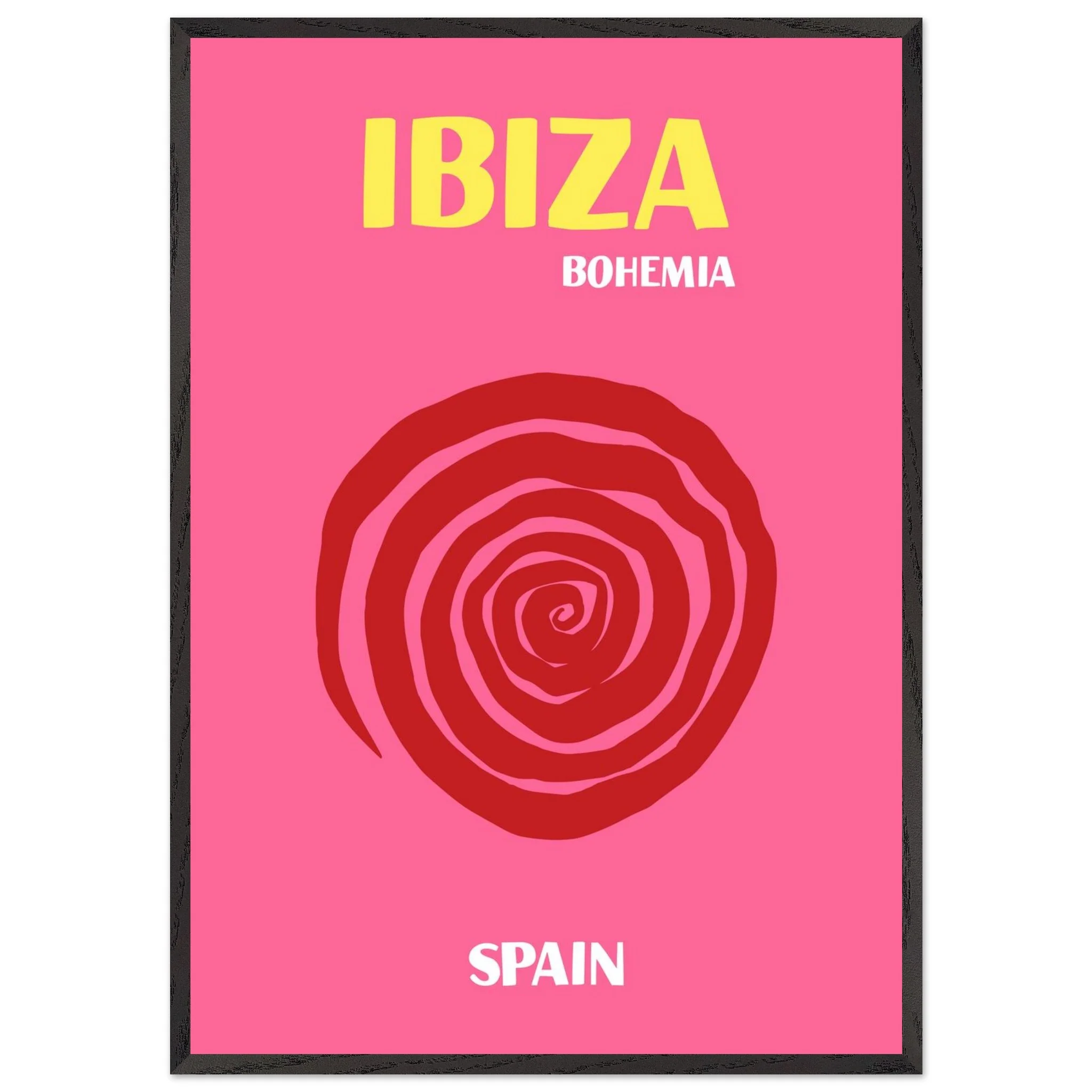 Artfulprints Poster met Lijst Spanje - Ibiza - 70x100 cm - Roze - 51Dnspod | Smaakvolle damp – Verzendkosten vrij vanaf 40€ Artfulprints Poster met Lijst Spanje - Ibiza - 70x100 cm - Roze - 51Dnspod | Smaakvolle damp – Verzendkosten vrij vanaf 40€